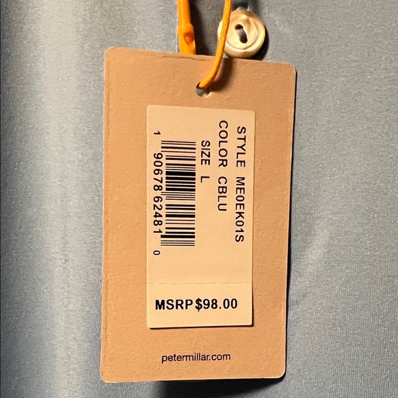 Brand New Peter Millar Summer Comfort Crown Sport Sun UPF 50+ Light Blue Polo! - Picture 2 of 15